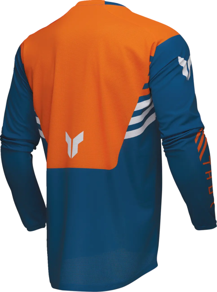 Tricou Enduro Thor Launchmode Zone Blue-2