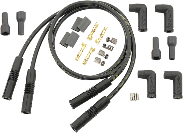 Universal 8.8 Mm Plug Wire Kit Black, 1, nordicamoto.ro