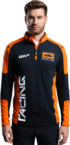 Pulover KTM Team Halfzip Orange Black-3