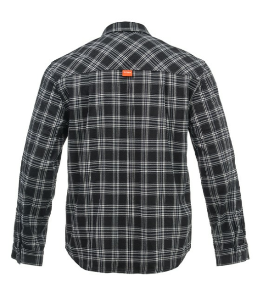 CĂMAȘĂ CASUAL ÎN CAROURI CFMOTO – NEGRU / ALB, 5, nordicamoto.ro