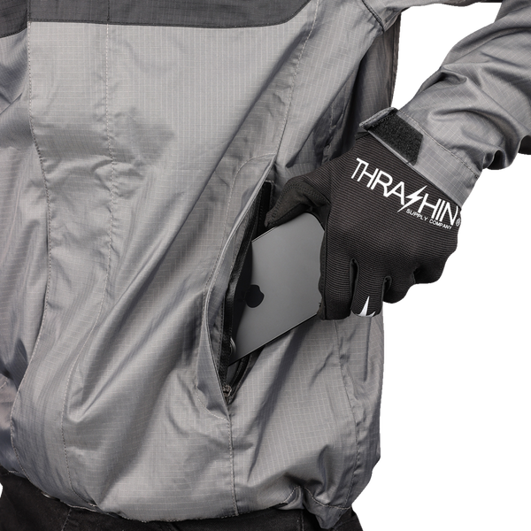 Waterproof Mission Rain Jacket Black, Gray XL, 1, nordicamoto.ro