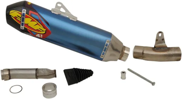 Factory 4.1 Rct Slip-on Muffler Anodized Blue-0