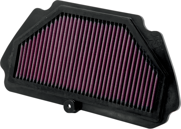 High-flow Air Filter Black, Red, 1, nordicamoto.ro