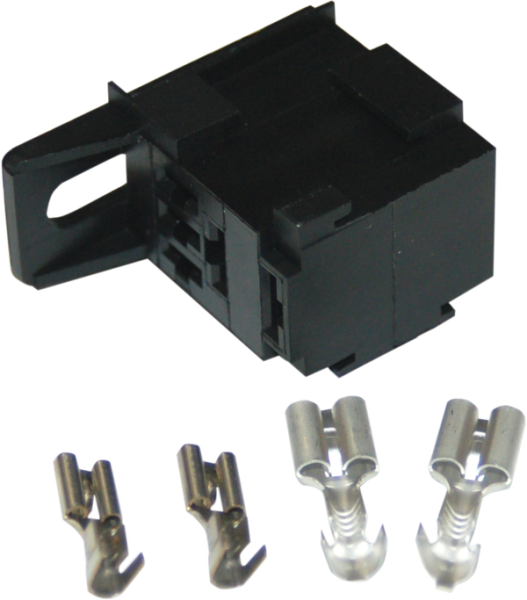 25 Amp Micro Relay/socket Kit Black, 1, nordicamoto.ro