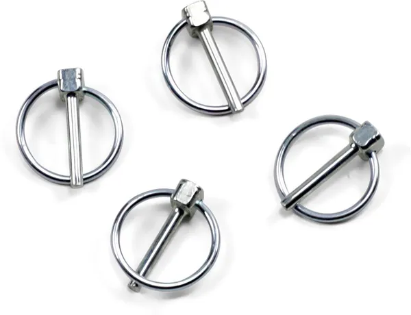 Skid Pins Silver, 1, nordicamoto.ro