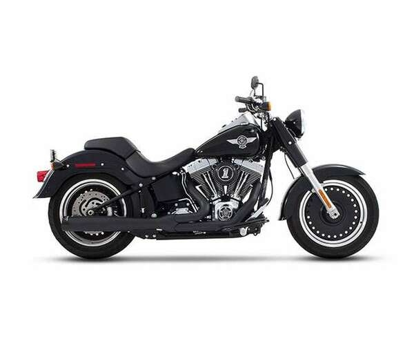 Exhaust System 2 Into 1 Black, 1, nordicamoto.ro