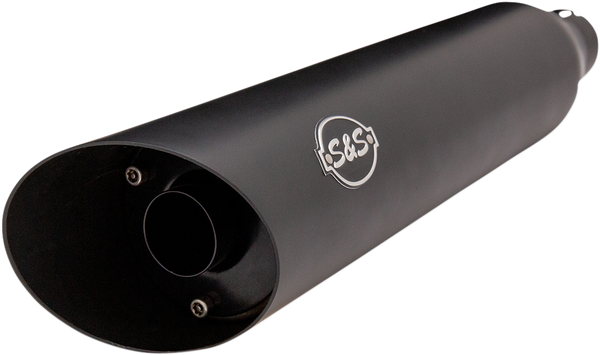 Slash Cut Ec Slip-on Mufflers Black, 2, nordicamoto.ro