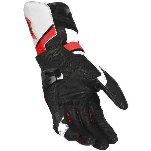 Manusi de piele sport MACNA PROTEGO S Rosu/Alb, 7, nordicamoto.ro
