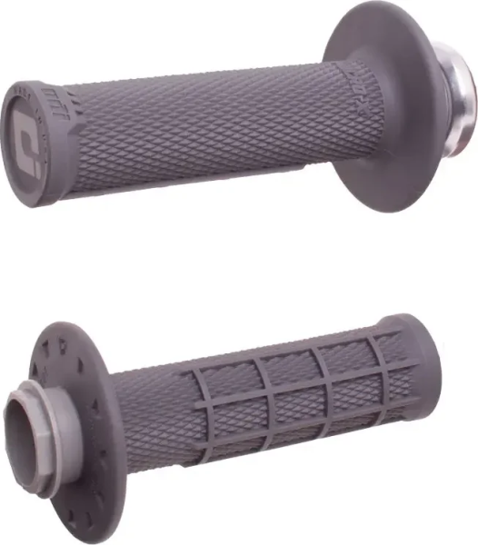 Mânere universale Lock-On cu model „half waffle”, culoare grafit, 1, nordicamoto.ro