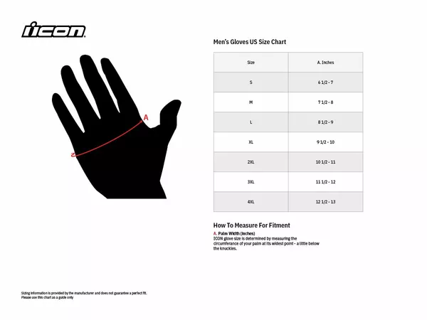 ICON Anthem3 Gloves Black -0
