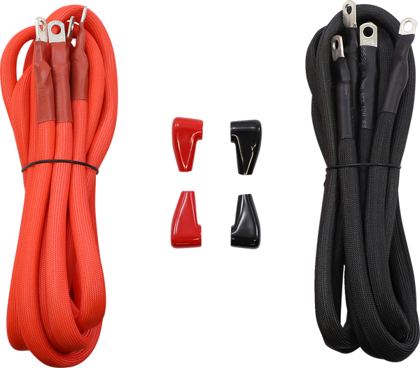 Electric Cable Kit For Winch Black, Red, 2, nordicamoto.ro