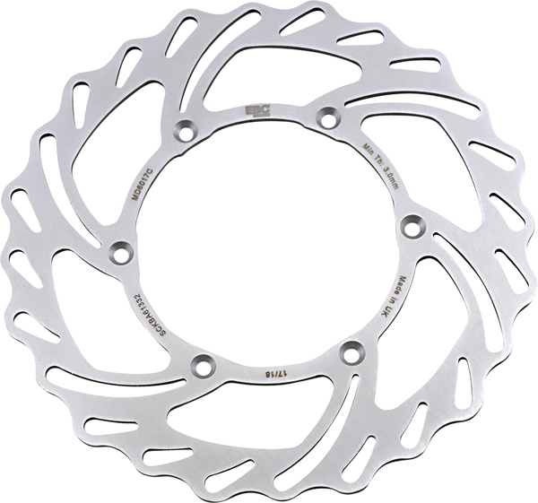 Round D-series Fixed Offroad Brake Rotor Stainless Steel, 1, nordicamoto.ro