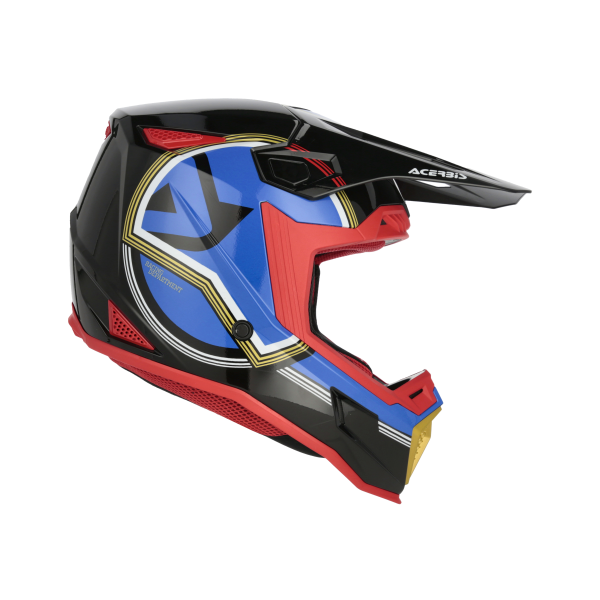 Casca Acerbis Whoops Graphic Negru/Albastru XXL-8