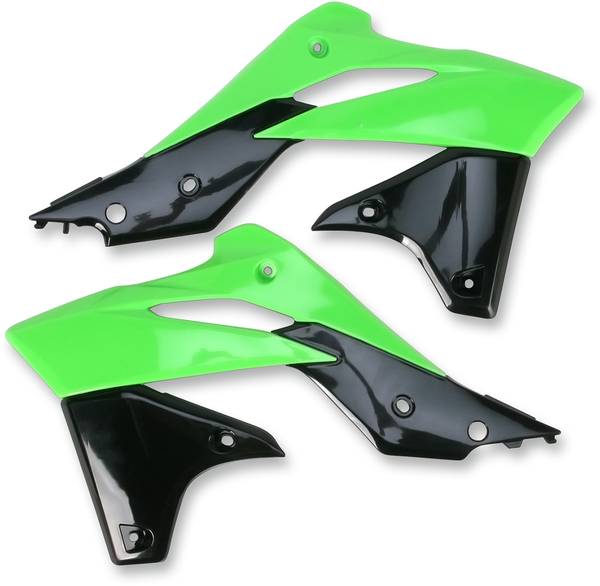 Replacement Radiator Shrouds Black, Green 