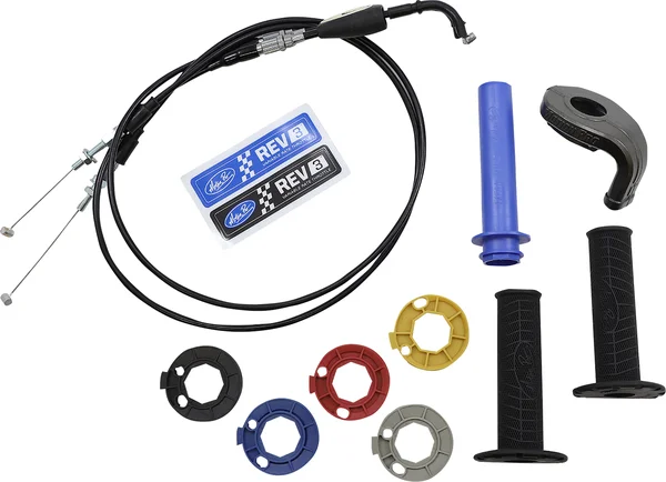Kit de accelerație cu viteză variabilă Rev3, negru, 2, nordicamoto.ro