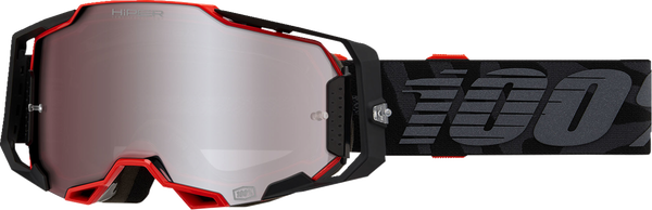 Ochelari Snowmobile 100% Armega Black/Red-1