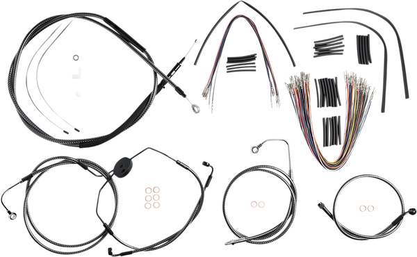Karbonfibr Designer Handlebar Installation Kit Silver, 1, nordicamoto.ro