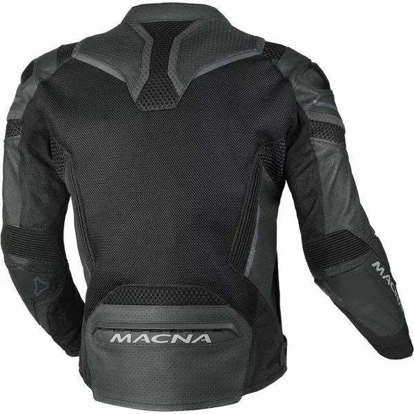 Geaca de vara piele/textil MACNA GALVIC 50 Gri/Negru/Portocaliu, 4, nordicamoto.ro