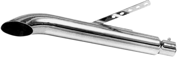 Turnout Style Muffler Chrome 