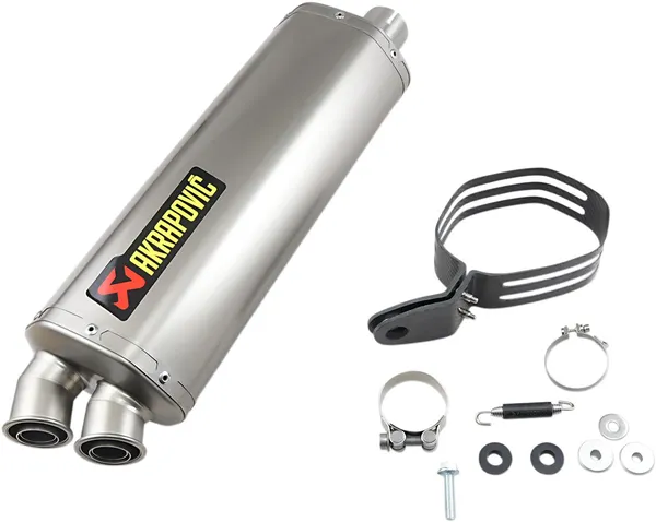 Titanium Slip-on Line Muffler Silver -0