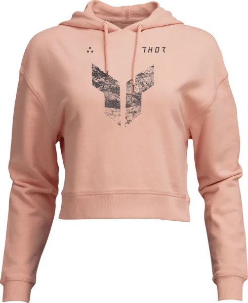 Hanorac Dama Thor Crop Noise Pink-4