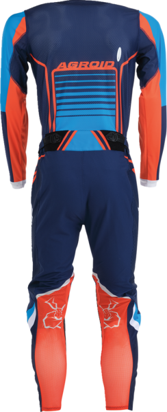 Tricou MOOSE RACING Agroid Blue/Orange-1