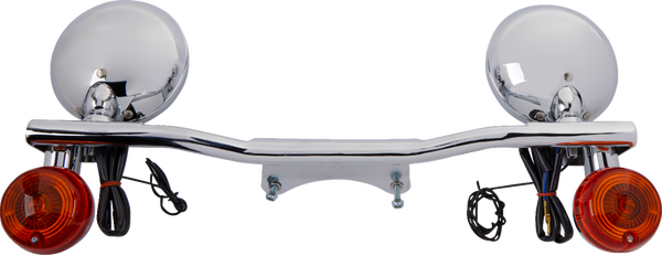 Lightbar With Spotlight Chrome, 3, nordicamoto.ro