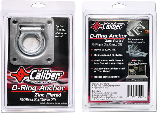 D-ring Anchor Kits Zinc-plated -0