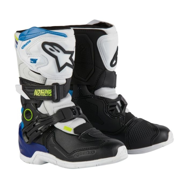 Cizme Copii Alpinestars Tech 3s White/Black/Blue-7