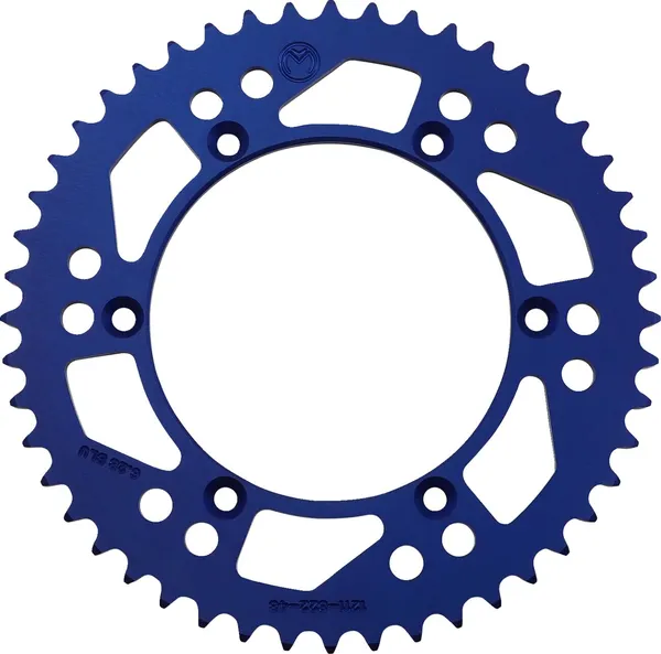 MOOSE RACING Rear Aluminum Sprocket Blue 