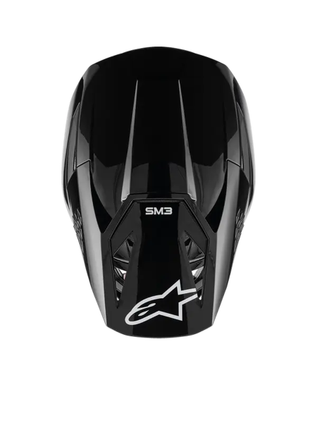 Sm3 Solid Helmet Black -1