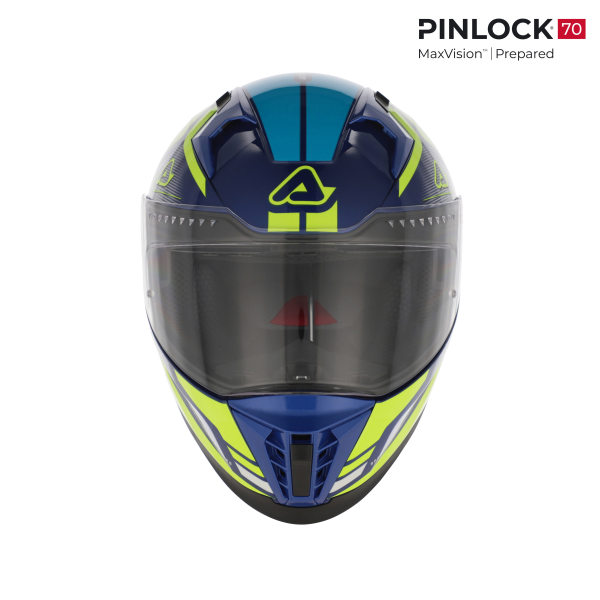 Casca Acerbis X-Way Graphic Blue/Yellow-7