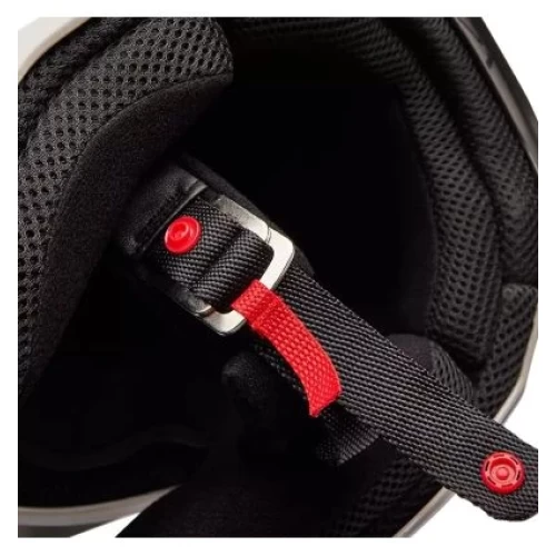 Casca Copii Fox V1 Goat Strafer Negru YL, 9, nordicamoto.ro