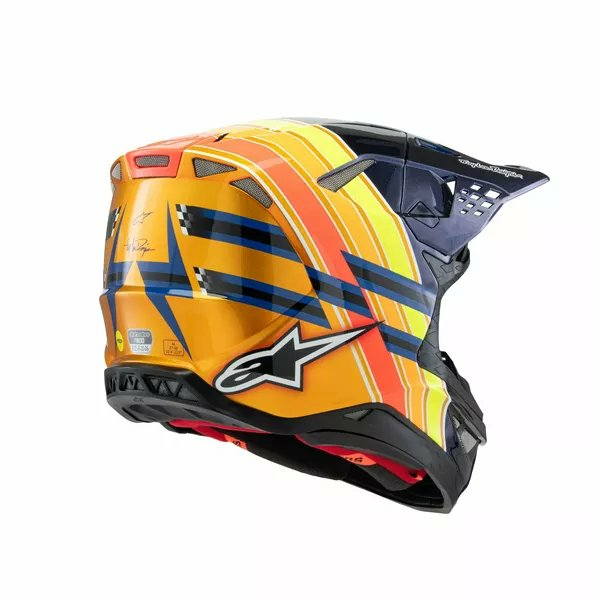 Casca Alpinestars S-M10 Tld 25 Blue/Orange/Yellow-0