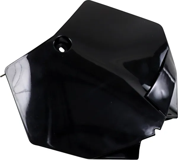 Replacement Front Number Plate Black-1