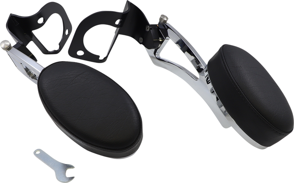 Armrest Harley Davidson Chrome Black, 1, nordicamoto.ro