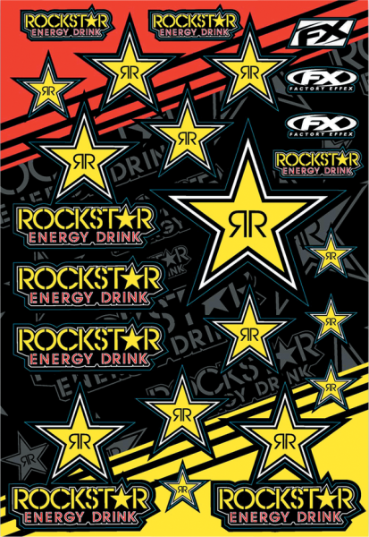 Rockstar Decal Sheet, 1, nordicamoto.ro