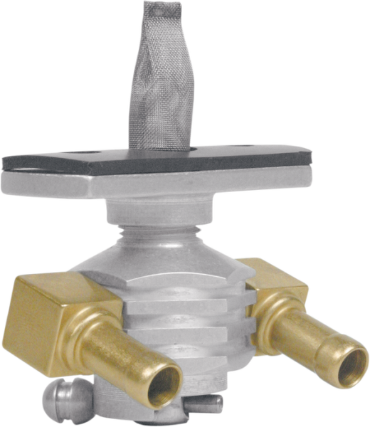 Power-flo Hex Fuel Valve Silver, 1, nordicamoto.ro