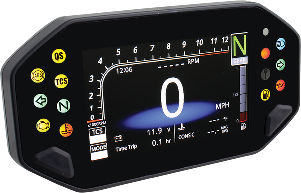 Rx-4 Multi Function Speedometer/tachometer Black, 4, nordicamoto.ro