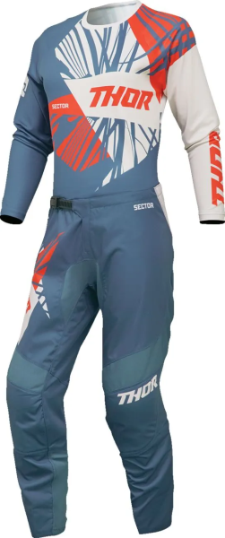 Tricou Dama Thor Sector Split Blue/White-3