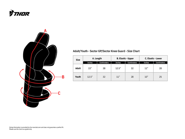 Genunchiere Copii Thor Sector Black-0