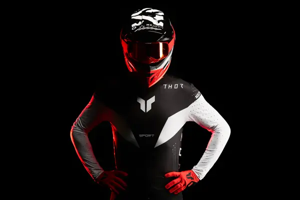 Tricou Enduro Thor Sportmode Strike Black-6