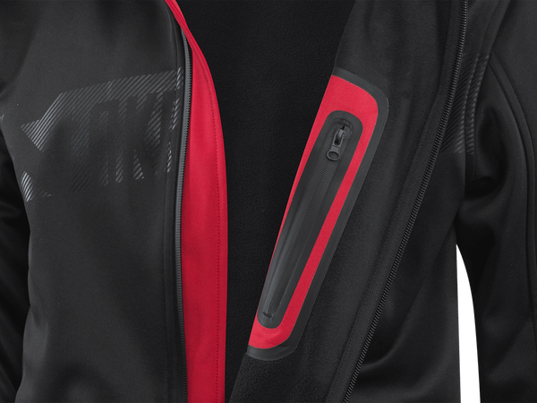 Corpo Soft Shell Jacket Red, Black -2