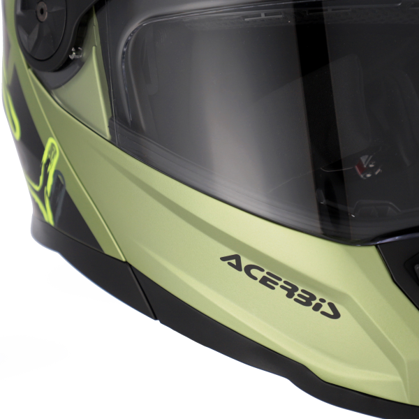 Casca Flip-up Acerbis Rider Graphic Verde/Negru XL-4