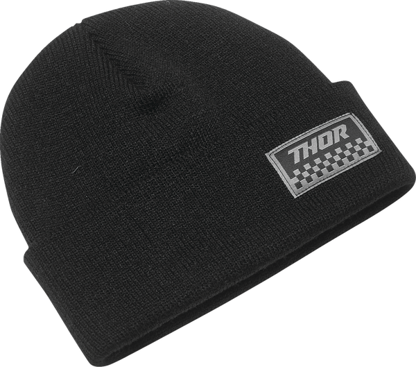 Beanie Thor S23 Checkr Bk Black -4a4e442a550e45cbe029d88d5d81e572.webp