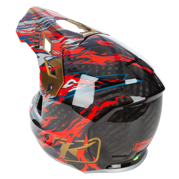 Casca Snowmobil Klim F3 Carbon Pro ECE Ascent Black - Asphalt-30