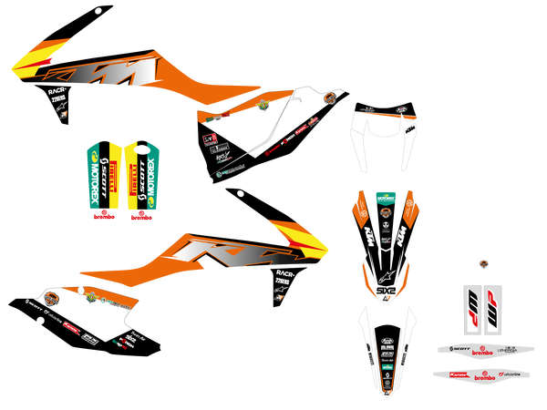 Graphc Kit Ktm Trophy 21, 2, nordicamoto.ro