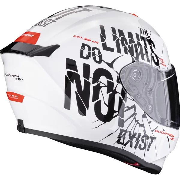 Casca integrala de copii SCORPION EXO-JNR AIR BOUM M Alb/Negru, 3, nordicamoto.ro