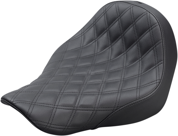 Renegade Lattice Stitch Solo Seat Black, 1, nordicamoto.ro