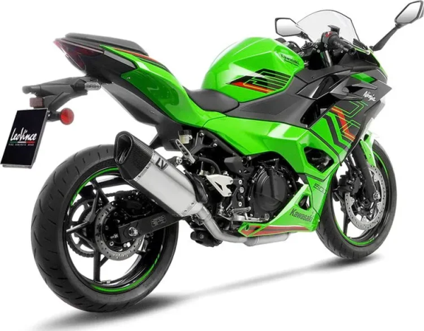 Tobă de eșapament LeoVince LV-14 R Titanium Slip-On pentru Kawasaki Z400 / Z500, 6, nordicamoto.ro